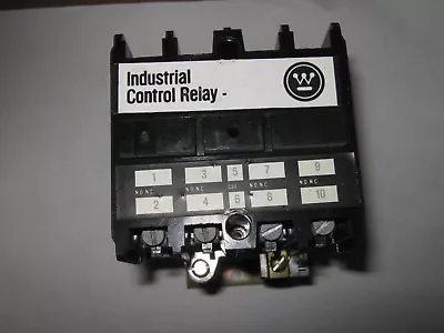 Westinghouse ARD440SR Control Relay 4 Pole 120VDC Coil Used • $88.12