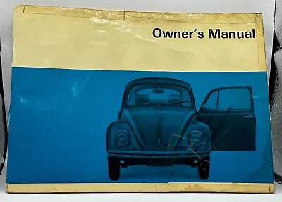 Volkswagen Original 1970 Owners Manual De Luxe Sedan & Convertible Beetle • $25