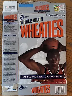 Vintage Wheaties Michael Jordan Collectors Edition Cereal 18 Oz Box -1993 • $4