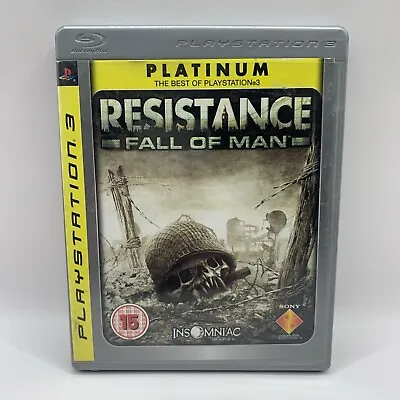 Resistance Fall Of Man PS3 2006 First-Person Shooter Sony MA15+ VGC Free Postage • $9.95