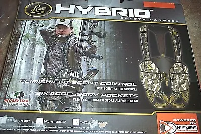 Mens 2X-3X Hybrid Safety Harness Mossy Oak Camo Tree Stand Harness Scent Control • $151.05
