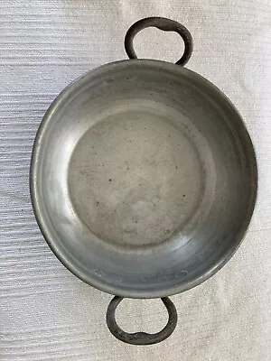 ATTRACTIVE VINTAGE TWO HANDLE PRESERVING PAN 34 Cm • £19.99