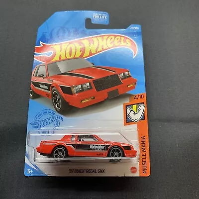 Hot Wheels 2021 HW Muscle 4/10 Red ‘87 Buick Regal GNX Black Widow Exhaust • $2.99