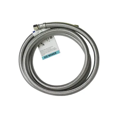 1/4 Inch Comp X 1/4 Inch Comp X 24 Inch Long Stainless Steel Ice Maker Connector • $11.98