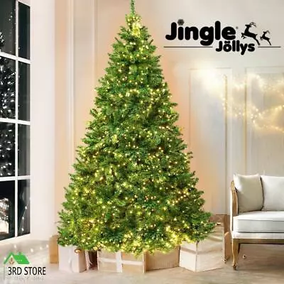 Jingle Jollys Christmas Tree 2.1M 7FT 1134 LED Light Xmas Decorations Warm White • $99