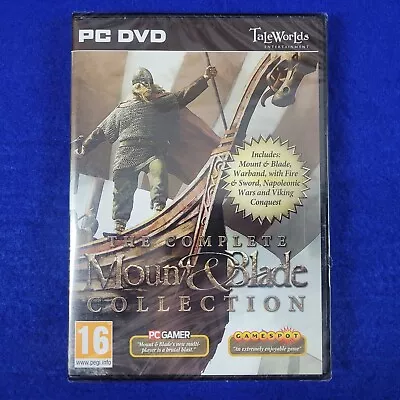 Pc MOUNT & BLADE The Complete Collection *NEW* (Works In US) REGION FREE DVD-ROM • $52.98