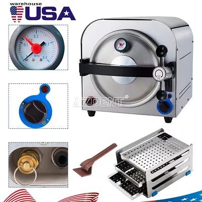 14L Dental Lab Autoclave Steam Sterilizer Sterilization Vacuum • $469.20