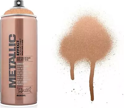 Montana Metallic Effect Spray Paint - Acrylic-Nitro - 15 Colours - 400ml Can • £10.99