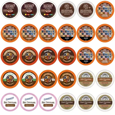 Hot Chocolate Single Serve Cups For Keurig K Cup Brewers Variety Pack Sampler  • $43.43