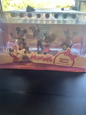 Official Disneystore  Minnie Mouse Figurine Playset  - New & Boxed • £15.99