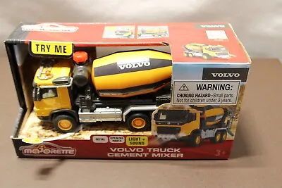 Majorette Volvo Truck Cement Mixer Metal Lights  Sound Factory Sealed Simba Toys • $16