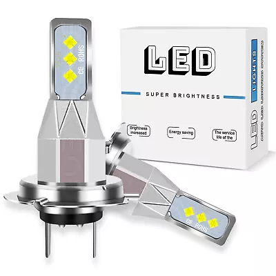 H7 LED Headlight Kit High/Low Beam Bulbs Replacement 6000K White Bright • $13.97