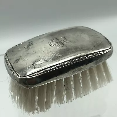 Vintage Webster Sterling Silver Baby Brush W/ Monogram /b • $35