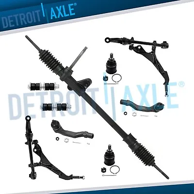 9pc Manual Steering Rack And Pinion Suspension Kit For Honda Civic Civic Del Sol • $252.77