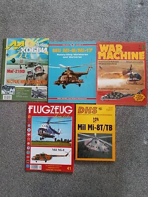 Military Aircraft Russian German US Mil-8 Helicopter Magazine Book Lot  • $25