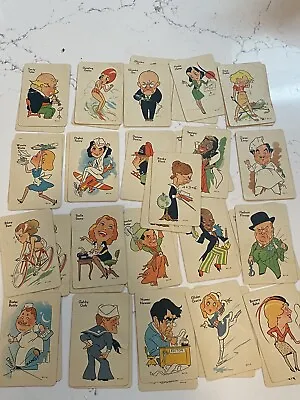 Vintage Old Maid Card Game From The 40s Or 50s No Box • $4.99