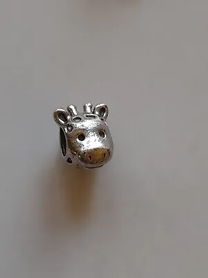 Genuine Pandora Silver 925 ALE Giraffe Head Bracelet Charm • £18
