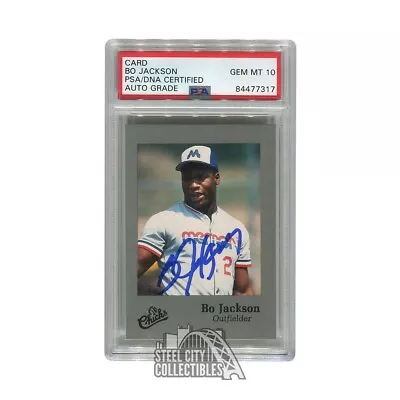 Bo Jackson 1986 Time Out Sports Chicks Autographed Card Auto Grade 10 - PSA/DNA • $152.95
