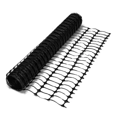 £10.99 • Buy NEW! Heavy Duty Black Safety Barrier Mesh Fencing 1mtr X 15mtr