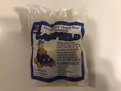 1988 McDonald's Happy Meal GARFIELD In 4-Wheeler Toy Bag #2 • $2.99