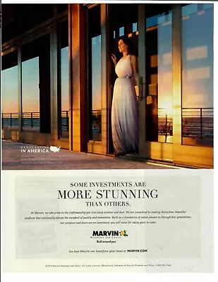 Marvin Windows Original Print Ad Some Investments Are More Stunning Than Others • $12.95