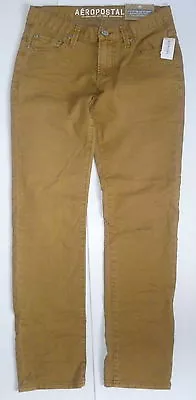 Mens AEROPOSTALE Bowery Slim Straight Destroyed Colored Jeans Pants NWT #0540 • $11.50