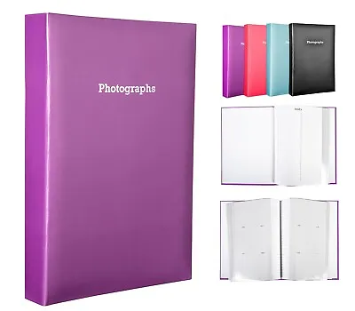 £11.95 • Buy Large Purple Memo Slip In Photo Album Holds 300 6 X 4 Photos (10x15cm)