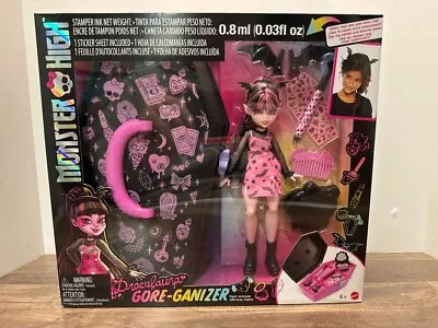 Monster High Playset - Draculaura Gore-Ganizer With Accessories - New Free Ship • $32.99