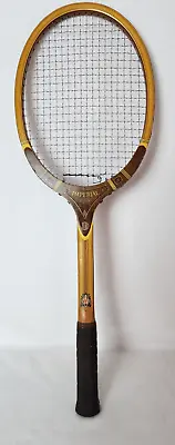 TA Davis Imperial Tennis Racket Vintage Wood Tennis Racquet 5M • $15.25