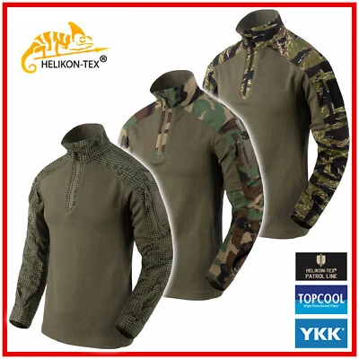 HELIKON TEX Combat Shirt MCDU Tactical UBACS Desert Night Camo Tiger Stripe NYCO • £55.61