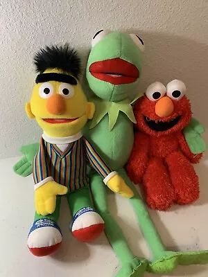 Kermit Elmo & Bert Plush Lot 12 Inch • $19.87
