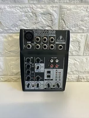 £45 • Buy Behringer 502 XENYX 8-Input 2-Bus Mixer Small Format Mixer (Free PP)