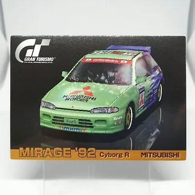 157 Mirage '92 Cyborg Mitsubishi Gran Turismo Hint Card Collection Play Station • $8