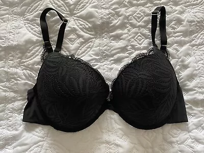 Maximise Your Assets Push Up Black Lacey Bra THICK Padded Cups. Primark 36D New. • £7.25