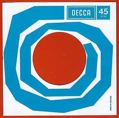 DECCA (blue & White) REPRODUCTION RECORD COMPANY SLEEVES - (pack Of 10) • $6.15