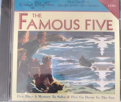 Famous Five Have A Mystery To Solve & Go Down To The Sea (2CD Audio)NEW & SEALED • £29.95