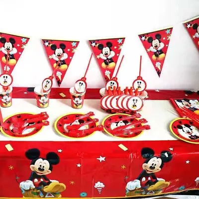 Mickey Mouse Birthday Party Supplies • $17