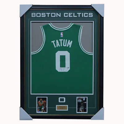 $1499 • Buy Jayson Tatum Signed Boston Celtics Signed NBA Official Fanatics Jersey Framed
