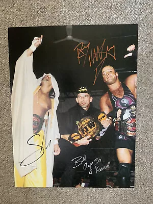 ECW SIGNED SABU 13x18.5 Poster RVD BILL ALFONSO Autographed Wrestling • $99