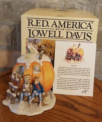 £31.02 • Buy Lowell Davis  Punkin Wine  Figurine Mice Pumpkin Moonshine Jug Little Critters 