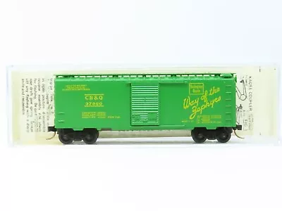 N Scale Micro-Trains MTL Kadee 20130 CB&Q Burlington Route 40' Box Car #37000  • $19.95