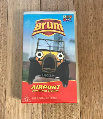 VHS Videotape - BRUM - Airport And Other Stories ABC For Kids FREE POST  • $39.99