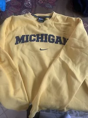 Nike Michigan Nike College Crewneck Sweatshirt Size Medium • $31.50