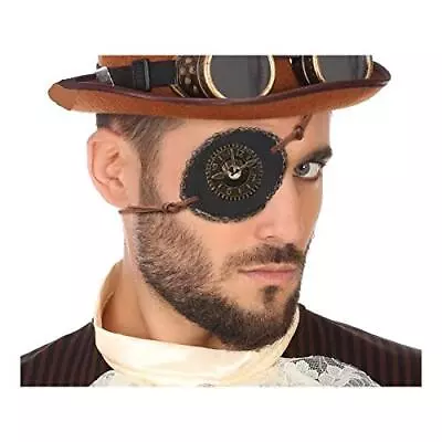 ATOSA 56330 Steampunk Eye Patch Brown • $16.40