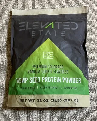 Elevated State Hemp Seed Protein Powder Cookie Dough 2lb Exp. 5/24 • $15