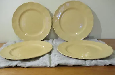 GRINDLEY LABURNUM PETAL Dinner Plates (x4) Yellow   VGC • $49.50