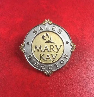 Pin Brooch Lapel Badge MARY KAY SALES DIRECTOR. Rare Metal Lovely Design. • $30.90