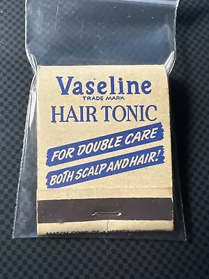 Vintage Matchbook - Vaseline Hair Tonic - What A Change - Unstruck Beauty! • $14.99