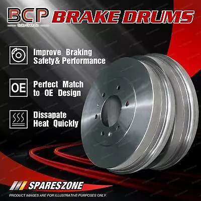 Rear Brake Drums Pair For Nissan Navara 4WD D21 D22 89-01 Genuine Performance • $184.19