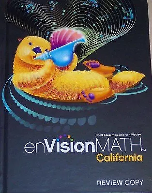 ENVISION MATH CALIFORNIA 3 HARDCOVER (3 GRADE) By Randall Charles Mint Condition • $22.95